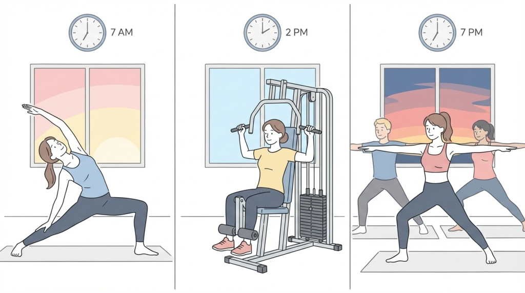 セッションの時間帯や回数は自分に合うか？